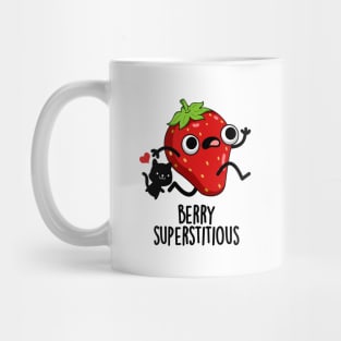 Berry Superstitious Cute Fruit Pun Mug